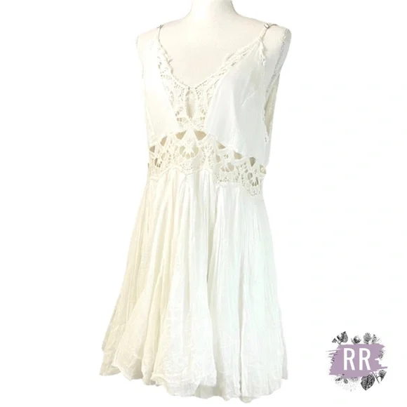 Free People | Dresses | Free People One Coast To Cove Lace Mini Dress |  Poshmark